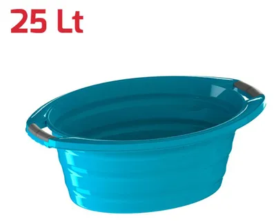 Zdjęcie produktu dla Miska z uchwytami 25L RECA PLAST niebieska