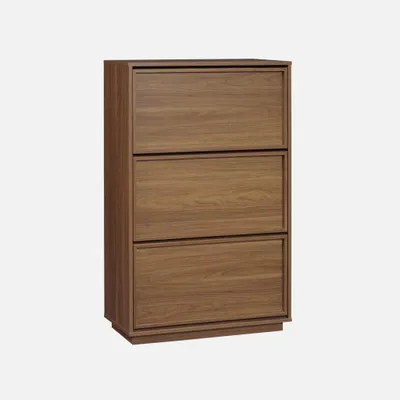 Immagine prodotto di Scarpiera in legno, 3 ante, Noce