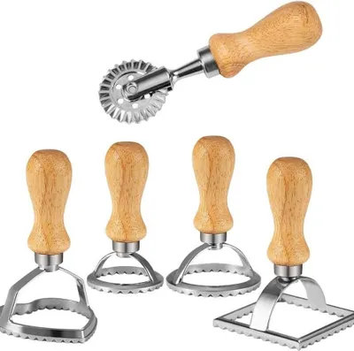 Obrázok produktu pre INF Forma na knedle/ravioli/wonton z hliníkovej zliatiny s vlnitým okrajom