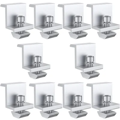 Obrázek produktu pro 10 kusů držáků solárních panelů, Z-drážky pro karavany, lodě a střechy (30 mm)