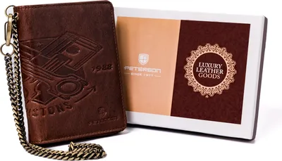 Produktbild von Peterson Herrenleder Brieftasche Lebeny braun universal
