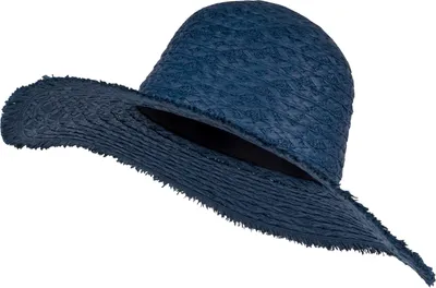 Produktbild von styleBREAKER Damen Strohhut Papierstroh mit luftigem Flechtmuster, breite ausgefranste Krempe, Sonnenhut, Schlapphut 04025033