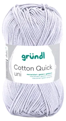 Immagine prodotto di Gründl Cotone rapido uni,50g.100%cotone,mercerizzato,filato per uncinetto e maglia,50g / 125 m,NS 3-4 129