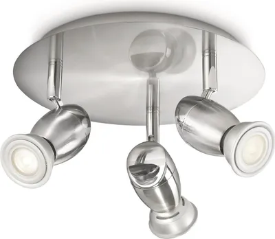 Produktbild von Philips myLiving CHESTNUT LED-Spot matt verchromt, Strahler Oberflächenbeleuchtung, GU10, 3 Glühbirne(n), LED, 2700 K, Chrom
