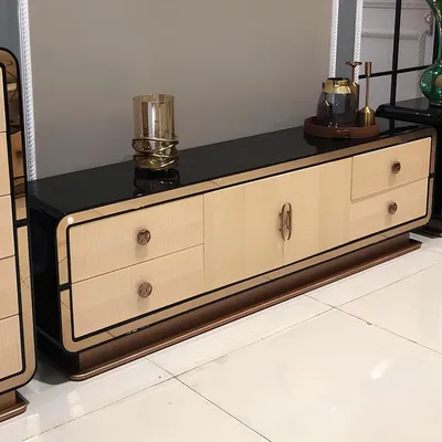 Obrázek produktu pro Kommode Design Kommoden Kommoden Schränk Schrank Sideboard Hoch Hochglanz Regal
