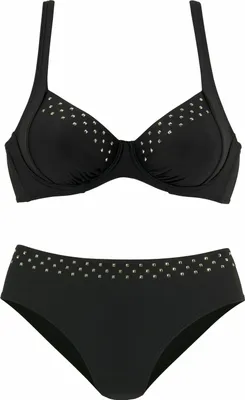 Produktbild von LASCANA Bügel-Bikini schwarz Größe 44 Cup E
