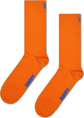 Produktbild von Happy Socks Solid Crew-socken Orange EU 41-46 Herren,Damen Orange EU 41-46