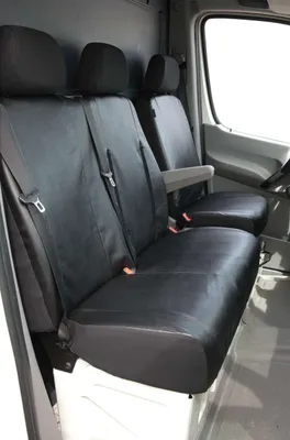 Produktbild von Walser Sitzbezüge für Mercedes Sprinter und VW Crafter, Einzelsitz und Doppelbank vorne aus Kunstleder ab BJ 05/2006 - heute, 11496