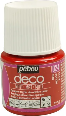 Immagine prodotto di Colore acrilico opaco - Rosso - 45 ml