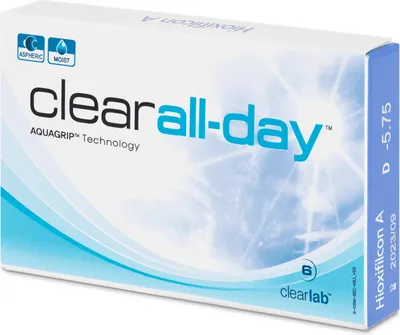 Zdjęcie produktu dla Clear All-Day (6 soczewek) Moc: -5.25, (BC): 8.60, DIA: 14.20