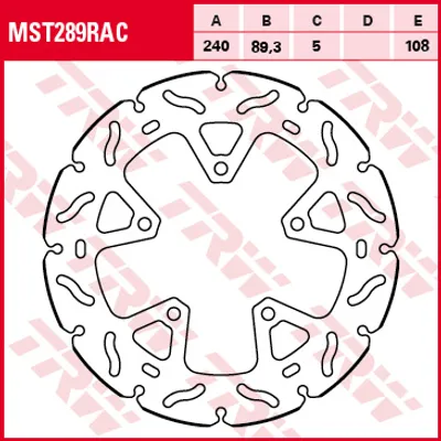 Obrázok produktu pre TRW Bremsscheibe "MST289RAC"