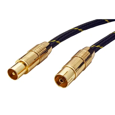 Obrázek produktu pro ROLINE-GOLD Kabel anténní TV, IEC169-2, M - F, 2,5m (11.09.4243)