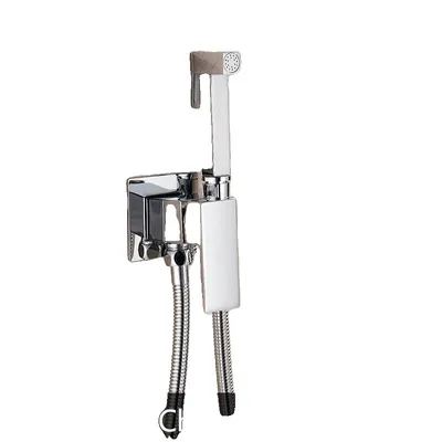 Immagine prodotto di Rubinetto per bidet, montaggio a parete, miscelatore acqua calda e fredda, cromato A