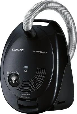 Produktbild von SIEMENS VS06A212 synchropower Bodenstaubsauger mit Beutel  schwarz