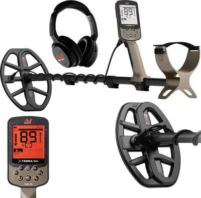 Immagine prodotto di Minelab X-Terra Elite Expedition Pack Metal Detector multifrequenza impermeabile (3707-0002)