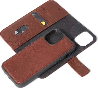 Obrázek produktu pro kožený obal 2 v 1 pro iPhone 12 Pro Max - hnědý
