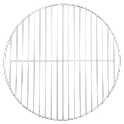 Produktbild von Rundes Grillrost Edelstahl Grillgitter für Kugelgrill Holzkohlegrill und Feuerkorb Grillauflage Grillzubehör universal einsetzbar Durchmesser 370 mm