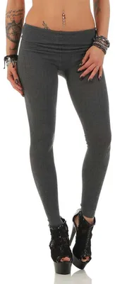Produktbild von Damen Leggings Strumpfhosen ohne Fuß Strümpfe Strumpfhosen ; Grau/38-40