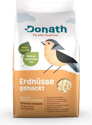 Productafbeelding van Gehakte pinda's van Donath - rijk aan natuurlijke vetten - waardevol voer het hele jaar door voor wild