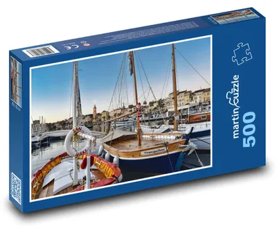 Obrázek produktu pro Puzzle 500 Lodě v přístavu večer - martinpuzzle