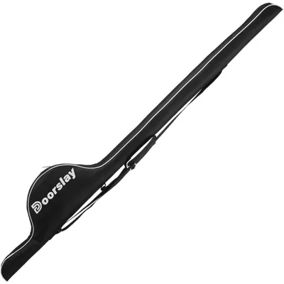 Productafbeelding van Rutentas 160 cm, opbergtas voor visgerei, zwart-wit