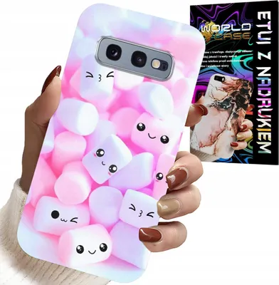 Image de Étui Pour Samsung Galaxy S10E - Sweet Marshmallow Pattern, Étui, Dos