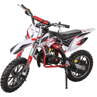 Produktbild von Actionbikes Motors Kinder Crossbike Gazelle | Benzin Motorrad - Mini Crossbike - Motocross - Pocket Bike - Dirt Bike - bis 35 km/h - ab 6 Jahren