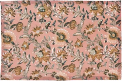 Produktbild von Tischset aus Baumwolle mit Blumenmuster, 45 x 30 cm