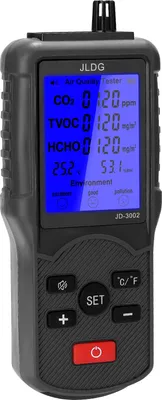 Produktbild von Luftqualitätsprüfer CO2 TVOC Meter Temperatur- und Feuchtigkeitsüberwachung Luftqualitaetsdetektor