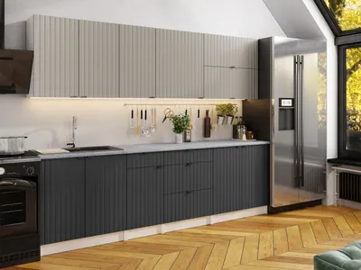 Obrázek produktu pro Kuchyňská linka PEREA 260cm Kamenný + grafit