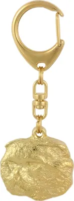 Produktbild von Katze - Vergoldeter Schlüsselanhänger mit Katze, Handtaschenschmuck, Luxus-Accessoire der Marke Art-Dog