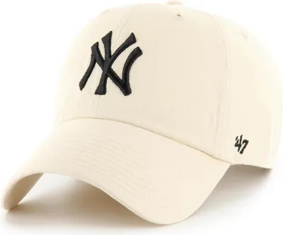 Produktbild von '47 Brand MLB New York Yankees '47 CLEAN UP Cap Natural (NTQ)