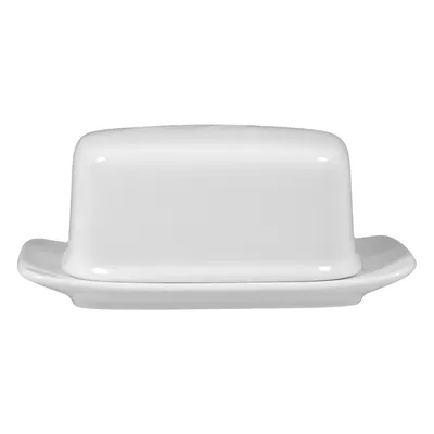 Produktbild von Seltmann Weiden Lukullus Butterdose, Butter Dose, Butterschale, Butterbehälter, Hartporzellan, Weiß, 17.5 cm, 1099937