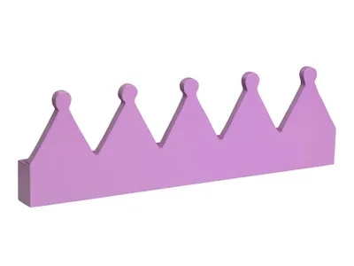 Produktbild von Kids Concept 122279 Kleiderhaken Fairy rosa