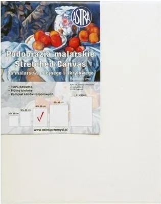 Zdjęcie produktu dla Podobrazie malarskie Astra bawełniane 40 x 50 cm - do malowania