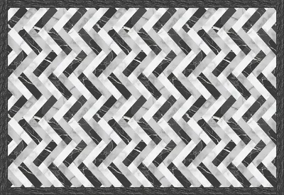 Produktbild von Terrassen-Vinylteppich Marmormosaik 60x90