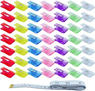 Immagine prodotto di 49 clip multifunzionali per cucito in 7 colori