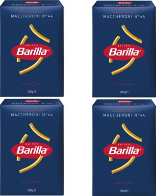 Produktbild von Barilla Nudeln Maccheroni Nummer 44 Hartweizennudeln 4er Pack