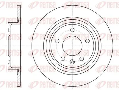Produktbild von 2x REMSA Bremsscheibe 61315.00 hinten für OPEL Astra J Sports Tourer (P10) 45mm