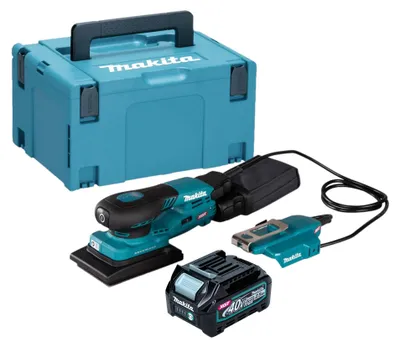 Immagine prodotto di Makita BO 005 CGD101 Levigatrice orbitale a batteria 40 V max. 80 x 130 mm 3,0 mm di corsa Brushless + 1x batteria ricaricabile 2,5 Ah + Makpac - senza caricabatterie