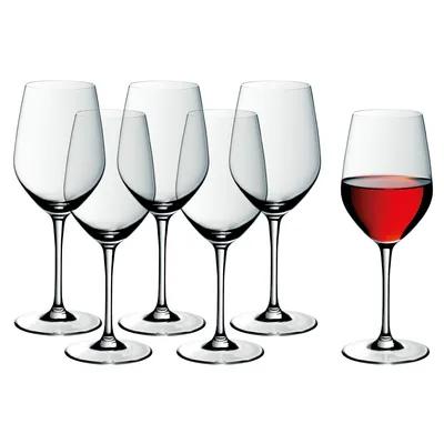 Produktbild von WMF 3201001631, Rotweinglas, Flötenglas, Glas, Transparent, 450 ml