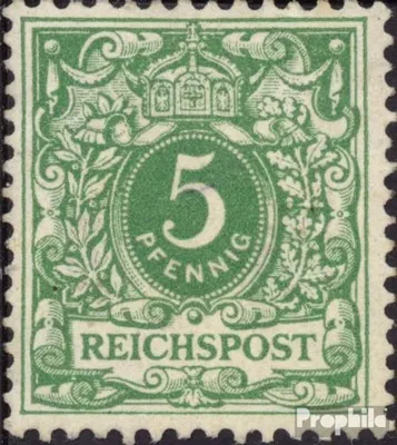 Produktbild von Briefmarken Deutsches Reich 1889 Mi 46 gestempelt Ziffernzeichnung/Reichsadler