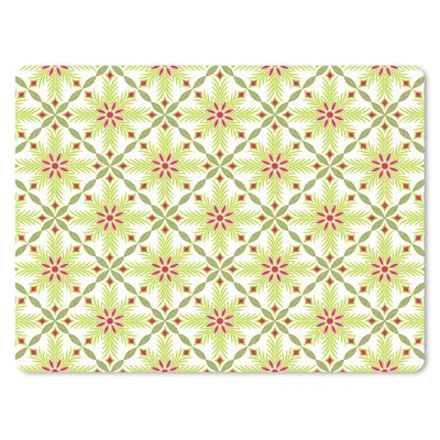 Produktbild von MuchoWow® Mauspad Mousepad Bohème - Muster - Blumen 40x30 cm - Mousepads - Maus Mat - Pad - Mausunterlage - Anti Rutsch