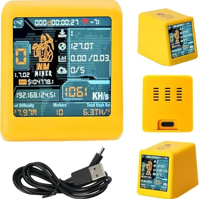 Produktbild von Digitaler Tisch-Wecker mit Farbdisplay, stimmungsbarometer，Wettervorhersage, Temperatur & Feuchte,Spiel Dekoration Digitales Ornament