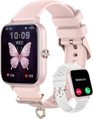 Produktbild von 1,85" HD Touchscreen Smart Watch mit 100+ Sportmodi Sportuhr Fitnessuhr mit Schrittzähler Herzfrequenzmonitor Schlafmonitor AI-Sprachassistent