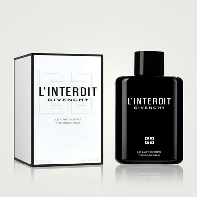 Produktbild von Givenchy L'Interdit, Milch, Frauen, Feuchtigkeitsspendend, Weichmachend, 200 ml, Flasche, AQUA (WATER) - DIMETHICONE - ALCOHOL - GLYCERIN - CETEARYL ISONONANOATE - ETHYLHEXYL...