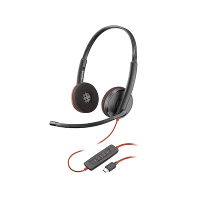 Obrázek produktu pro Poly Blackwire C3220 - Kopfhrer - Kopfband - Bro/Callcenter - Schwarz - Binaural - Lautstrke + - Lautsrke -