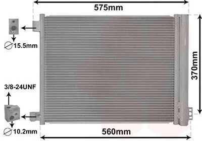 Produktbild von VAN WEZEL 13015701 Kondensator Klimaanlage Klimakondensator für NISSAN MICRA IV (K13) +Trockner