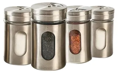 Image de Boîte à épices en acier inoxydable avec 4 compartiments