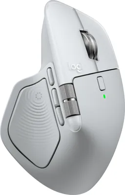 Produktbild von LOGITECH MX MASTER 4 Maus für Mac WeißSilber. 910-007576 Haptisches Feedback